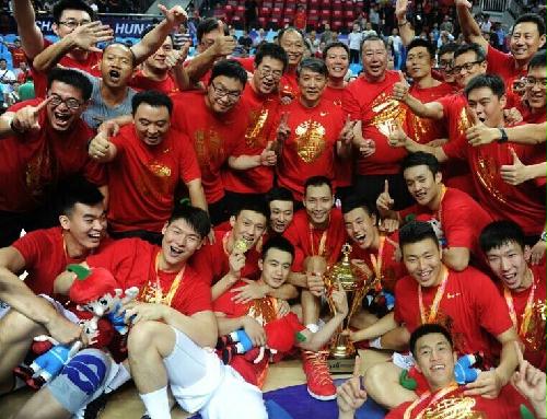 亚锦赛中国男篮9连胜夺冠 重回亚洲之巅
